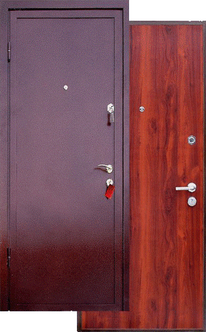 Входные стальные двери металлические отделанные ламинатом и порошковым напылением, цена от 16000 рублей
